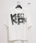 -Organic-フルタンブラー天竺　5分袖プリントTシャツ