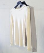 -Organic- ラフフライス クルーネック