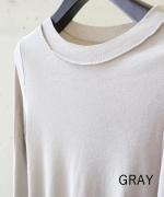 -Organic- ラフフライス クルーネック