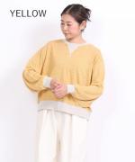 リネンボーダー　プルオーバー