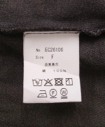 天竺 ピグメント加工　6分袖Tシャツ