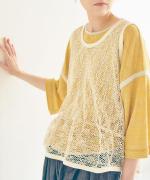 Wスカラ　タンクトップ