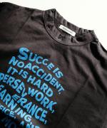 -Organic-フルタンブラー天竺　5分袖プリントTシャツ