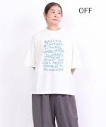 -Organic-フルタンブラー天竺　5分袖プリントTシャツ