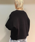 コットンミラノリブ　カーディガン