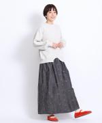 コットンミラノリブ　プルオーバー