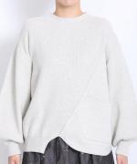 コットンミラノリブ　プルオーバー