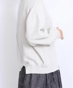 コットンミラノリブ　プルオーバー