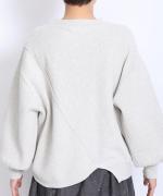 コットンミラノリブ　プルオーバー