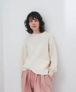 コットンミラノリブ　プルオーバー
