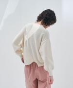 コットンミラノリブ　プルオーバー