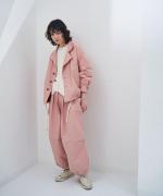 コットンミラノリブ　プルオーバー