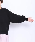 コットンミラノリブ　カーディガン