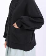 コットンミラノリブ　カーディガン