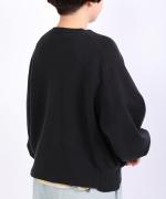 コットンミラノリブ　カーディガン