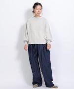 コットンミラノリブ プルオーバー