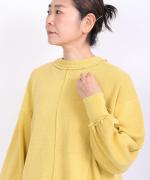 コットンミラノリブ　プルオーバー