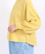 コットンミラノリブ　プルオーバー