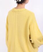 コットンミラノリブ　プルオーバー