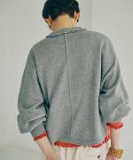 コットンミラノリブ　プルオーバー