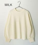 コットンミラノリブ　プルオーバー