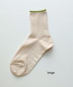 a small good things　ショートソックス(足底プリント)