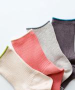 a small good things　ショートソックス(足底プリント)