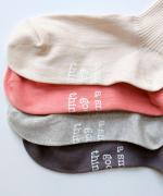 a small good things　ショートソックス(足底プリント)