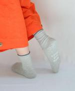 a small good things　ショートソックス(足底プリント)