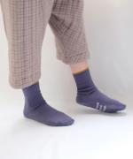 a small good things　ショートソックス(足底プリント)