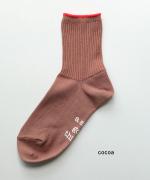 a small good things　ショートソックス(足底プリント)