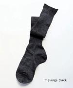 ゆりかご　リネンハイソックス