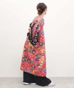 FLORAL JACKET WITH DOT RUFFLE