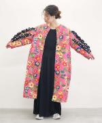 FLORAL JACKET WITH DOT RUFFLE