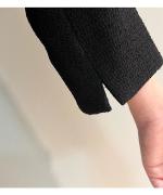 ブラックロールカラードレス