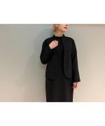 ブラックロールカラードレス