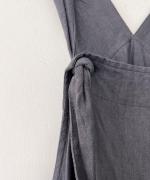 NATURAL DRY LINEN SWITCHING JUMPER SKIRT