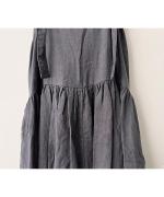 NATURAL DRY LINEN SWITCHING JUMPER SKIRT