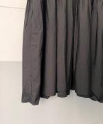 SWITCHING GATHER FRILL NO SLEEVE ONE PIECE