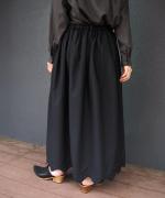 ANTIQUE SCALLOPED LACE GATHER SKIRT "trois"