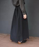 ANTIQUE SCALLOPED LACE GATHER SKIRT "trois"