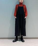 GATHER SLEEVE ALPACA KNIT TURTLE PULL OVER