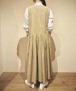 MODERNIST NOSLEEVE SWITCHING GATHER OP