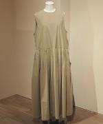 MODERNIST NOSLEEVE SWITCHING GATHER OP