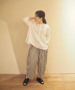 ROUND COLLAR MODERNIST BLOUSE