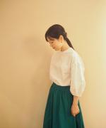 GATHER SLEEVE MODERNIST BLOUSE