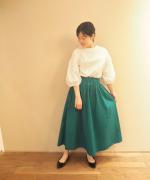 GATHER SLEEVE MODERNIST BLOUSE