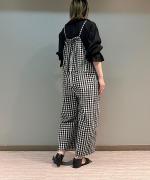 GINGHAM TRAVAIL SALOPETTE
