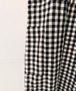 GINGHAM TRAVAIL SALOPETTE