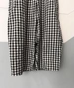 GINGHAM TRAVAIL SALOPETTE